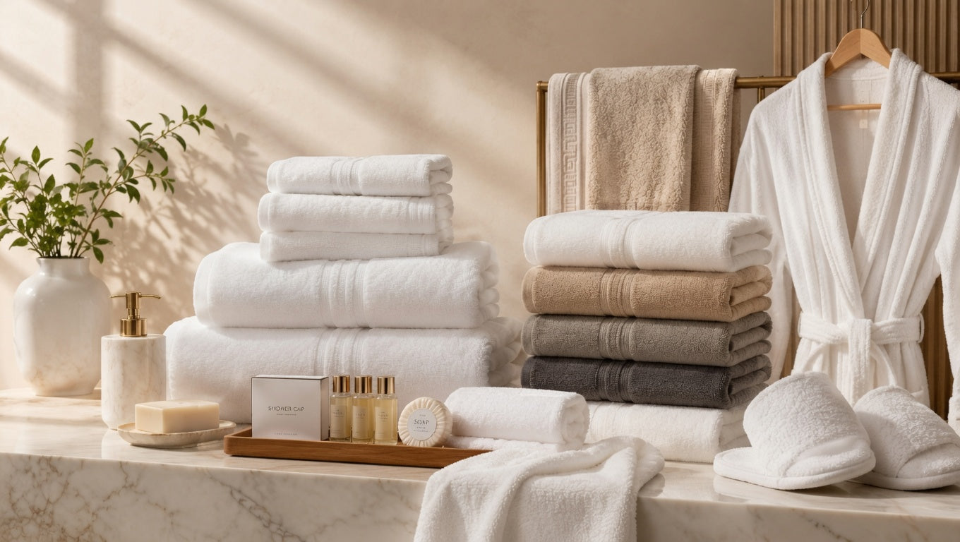 Premium quality towels with <br> luxury comfort and feel